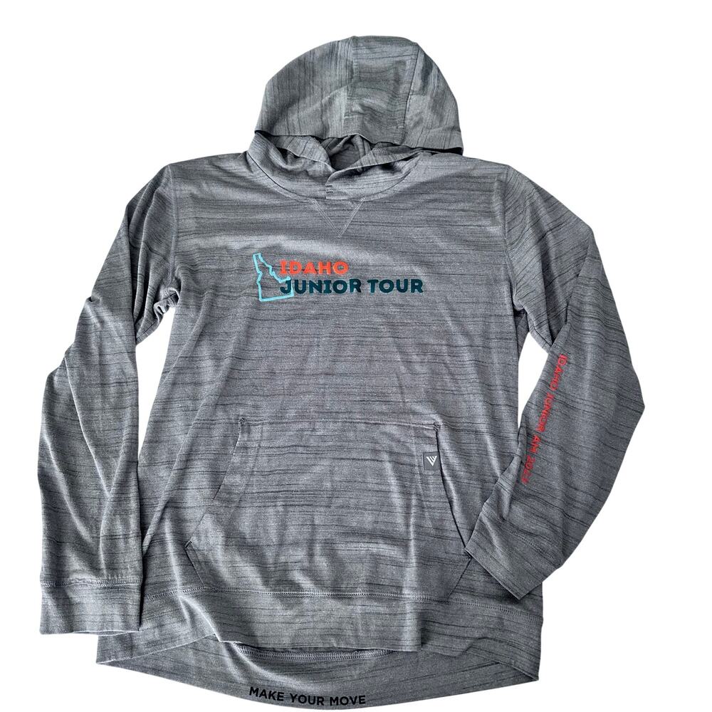 Levelwear Gray Hooded Pullover - Idaho Junior Tour Golf